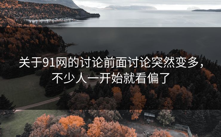 关于91网的讨论前面讨论突然变多，不少人一开始就看偏了
